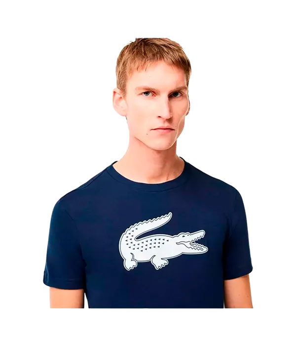 Camiseta Lacoste Regular Fit Algodon Azul Marino 2025