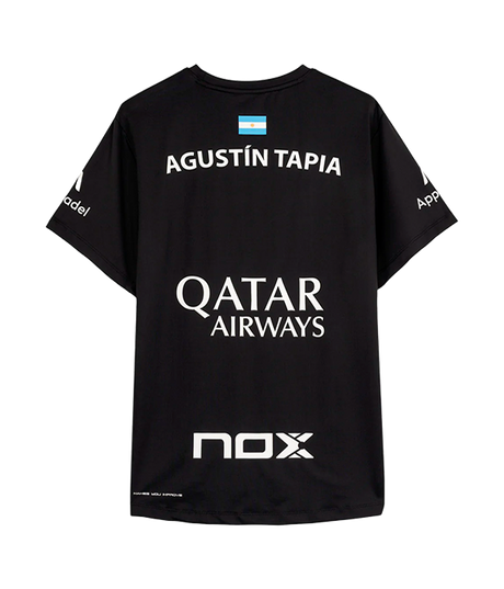 Camiseta NOX Negra 2024 Agustín Tapia