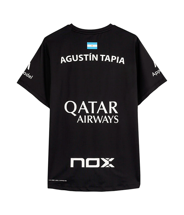 Camiseta NOX Negra 2024 Agustín Tapia