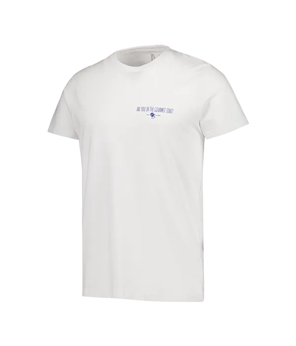 Camiseta Padel Team Gourmet algodão branco