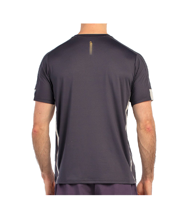 Camiseta Bullpadel Borni Negro Carbón 2025