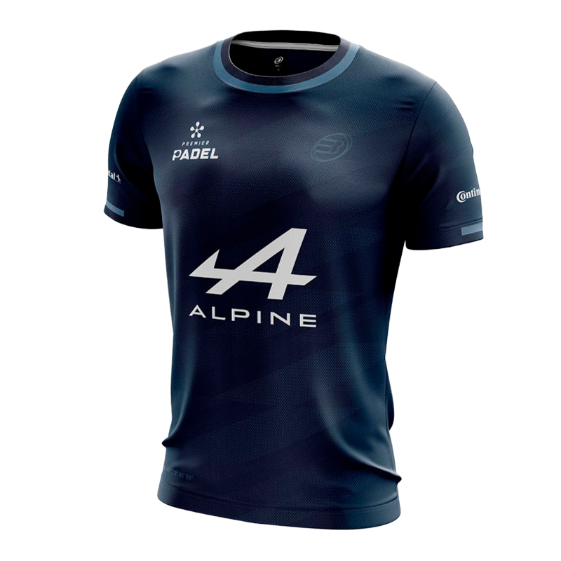 T-shirt Bullpadel Prior Fede Chingotto Blue Marine 2026