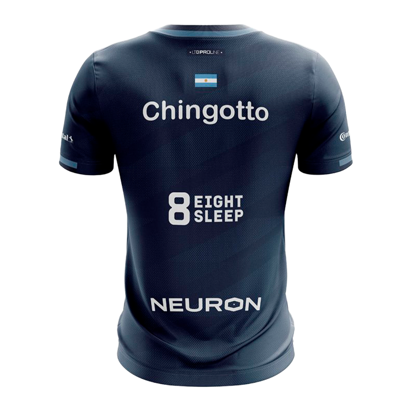 Camiseta Bullpadel Prior Fede Chingotto Azul Marinha 2026