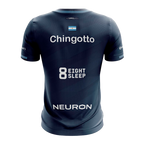 Camiseta Bullpadel Prior Fede Chingotto Azul Marinha 2026