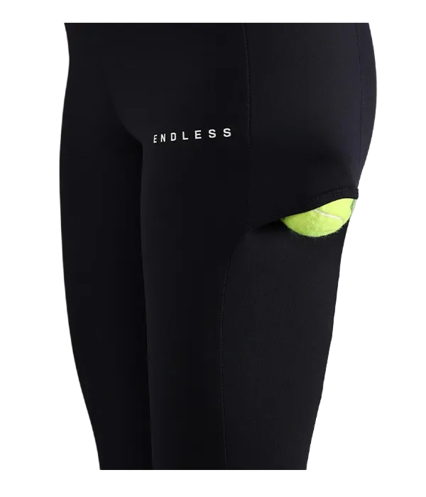 Leggins Endless Vanità Pocket Black/D'oro 2025