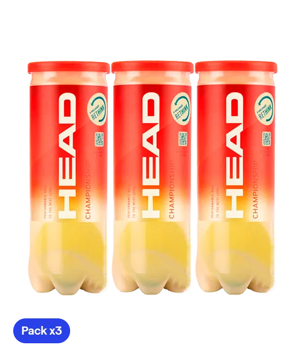 Pelotas HEAD Championship (Pack x3)