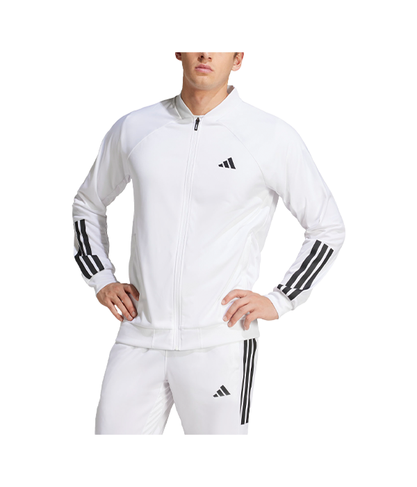 Chaqueta Adidas 3S Knit Blanco 2025