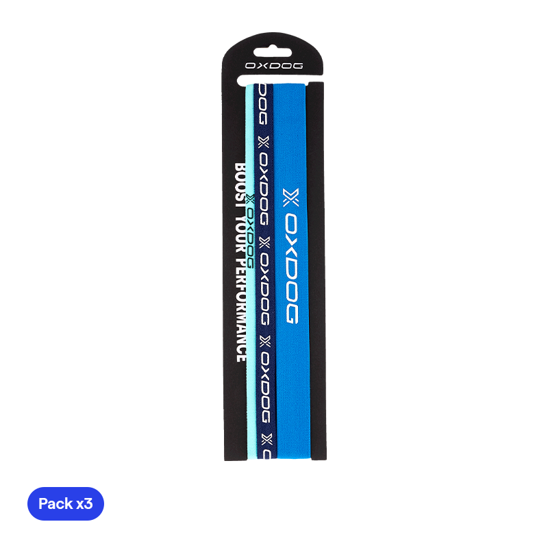 Haarbänder Oxdog Blau (Packung x3)