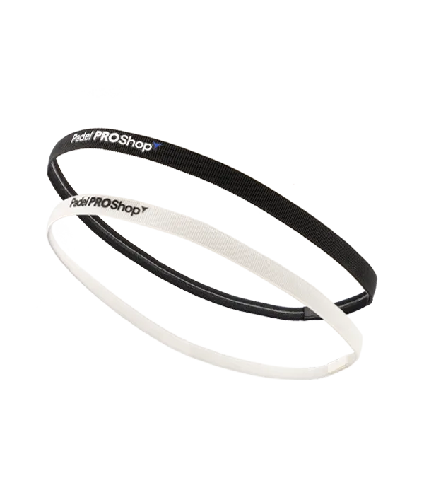 Cintas de pelo PadelPROShop Negra/Blanca
