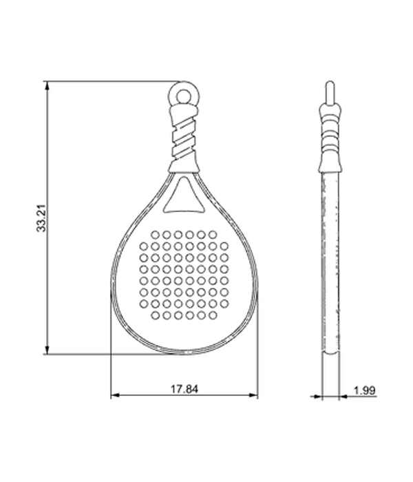 Colgante VdP Pala en Oro