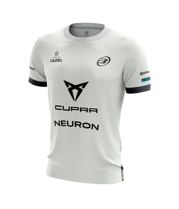 Camiseta Bullpadel Marfi Blanca 2025 Fede Chingotto