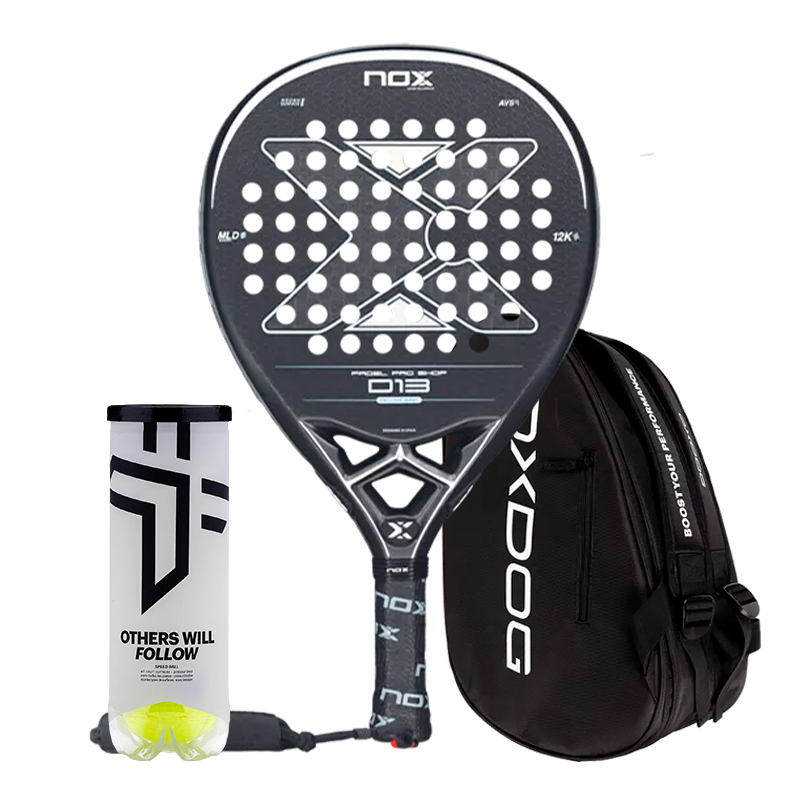 Pack Pala Nox D13 12K 2025 + Paletero Oxdog Ultra Tour + Pelotas Oxdog BOOST (Exclusivo PadelPROShop)