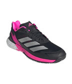 Chaussures de padel Adidas Defiant Speed 2Core Black/Silver métallique 2025