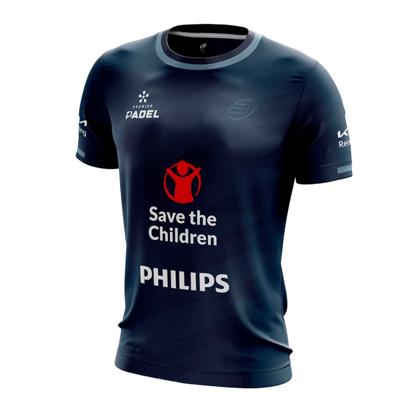 Camiseta Bullpadel Prior Martín Di Nenno Azul Marino 2026