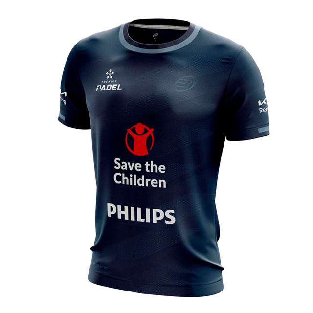 Camiseta Bullpadel Prior Martín Di Nenno Azul Marino 2026