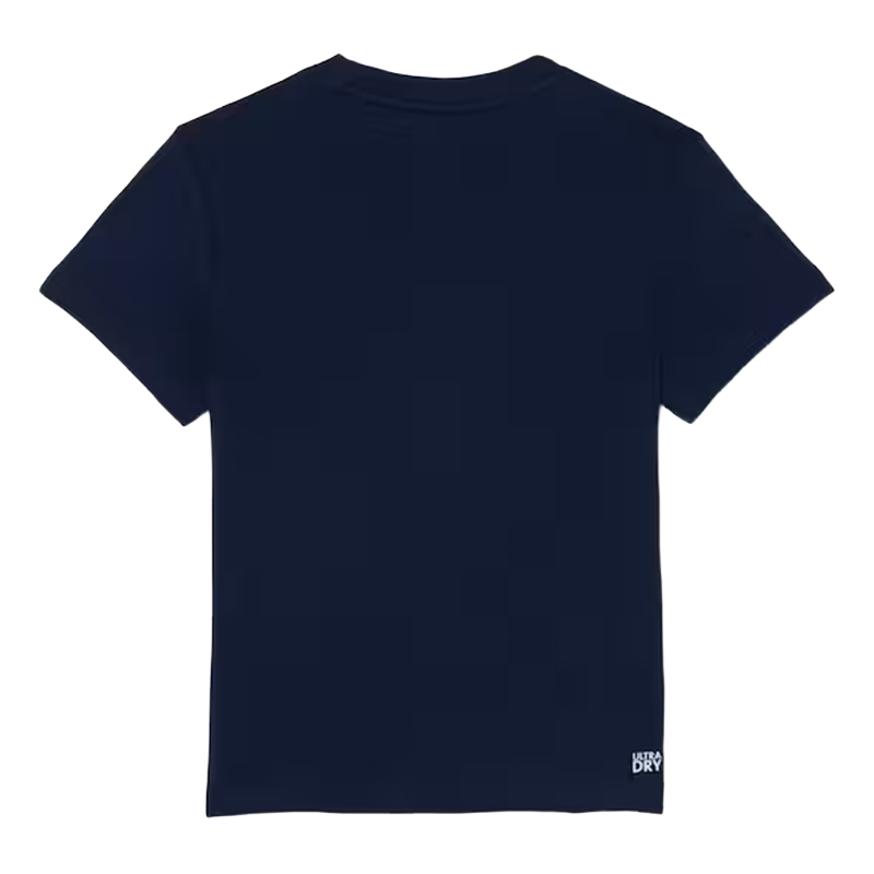 Camiseta Lacoste Ultra Dry Azul Marino Junior 2025
