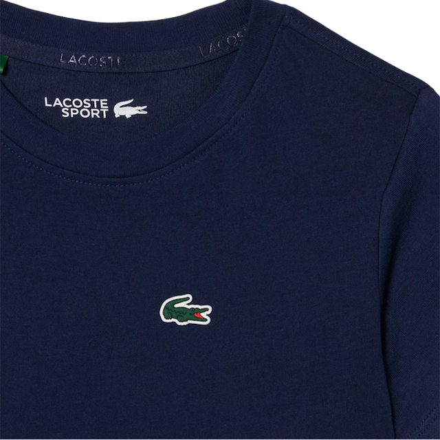 Camiseta Lacoste Ultra Dry Azul Marino Junior 2025