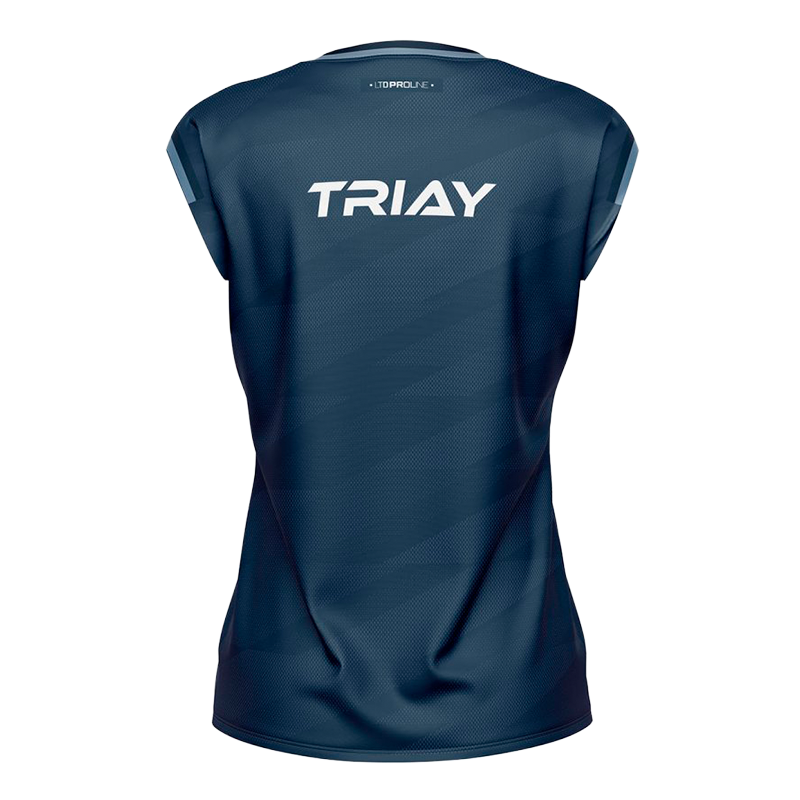 Camiseta Bullpadel Pinatar Delfi Brea Azul Marino 2026