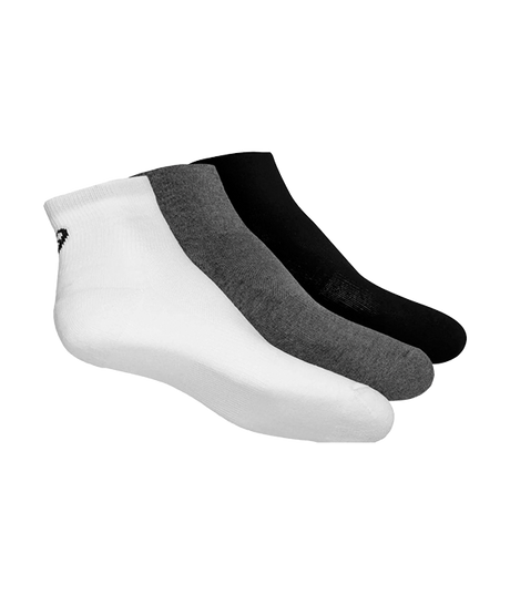 Asics Quarter Socks (Pack x 3) White / Black / Gray