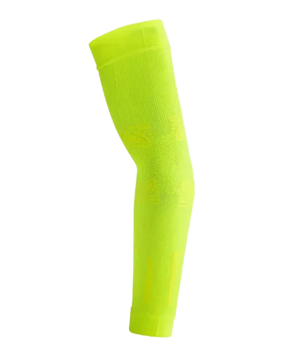 Mangas de Compresión Floky No Strain Yellow Fluor