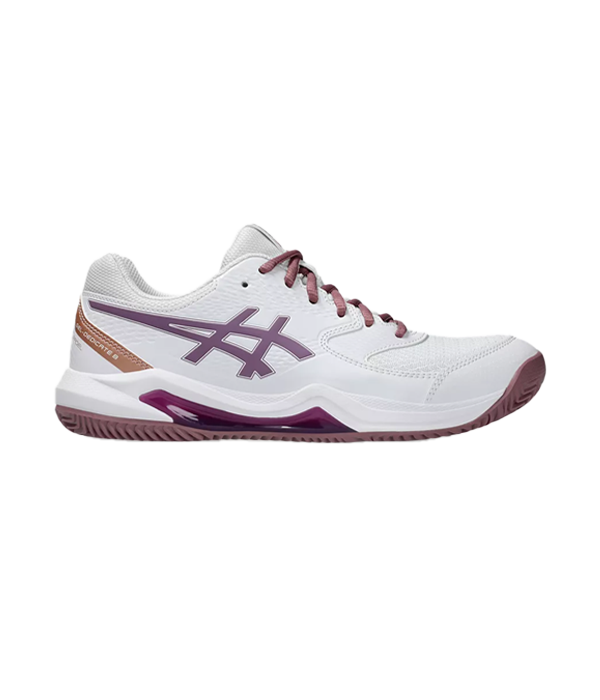 Asics Gel-Dedicate 8 Padel Woman Shoes White/ Dark Ube 2024