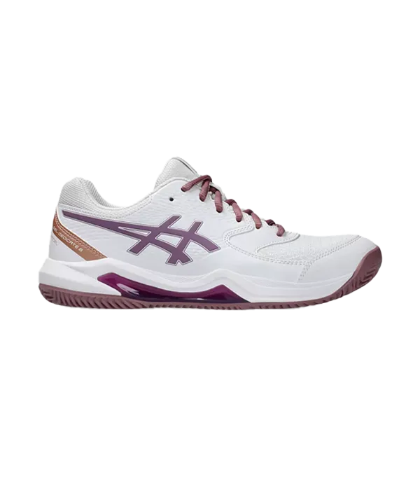Zapatillas Asics Gel-Dedicate 8 Padel Women White/Dark Ube 2025