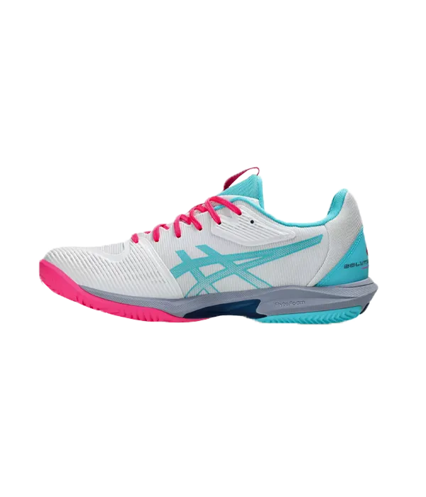 Zapatillas Asics Solution Speed FF 3 Padel White/Hot Pink 2025
