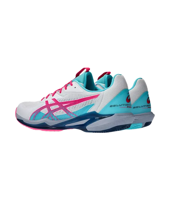 Zapatillas Asics Solution Speed FF 3 Padel White/Hot Pink 2025
