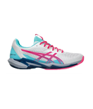 Zapatillas Asics Solution Speed FF 3 Padel White/Hot Pink 2025