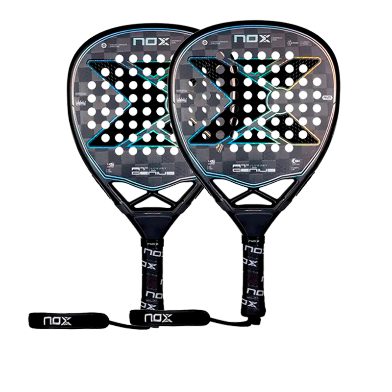 Nox 2-Pack Padel Rackets - AT10 Genius Attack 18K Limited Edition (PadelPROShop Exclusive)