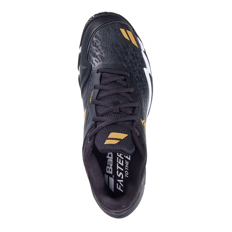 Sapatilhas de padel Babolat Pressa 3 Black/Gold 2026
