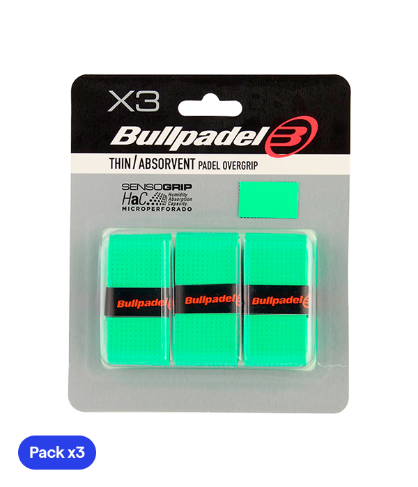 Overgrips Bullpadel GB-1705 Verde (Pack x3)