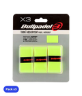 Overgrips Bullpadel GB1705 Thin/Absorbent Yellow Fluor (Pack x3)