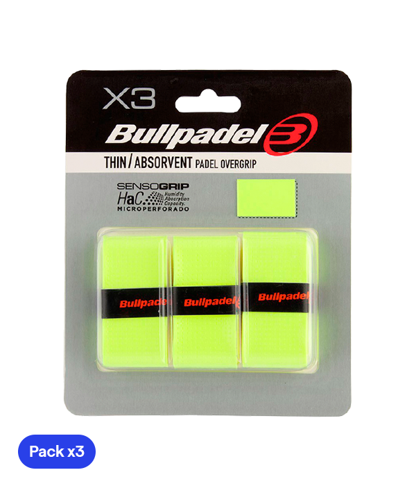 Overgrip Bullpadel GB-1705 (Pacchetto x 3) giallo