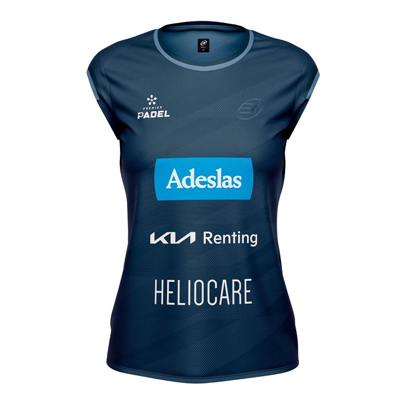 Camiseta Bullpadel Pinatar Delfi Brea Azul Marino 2026