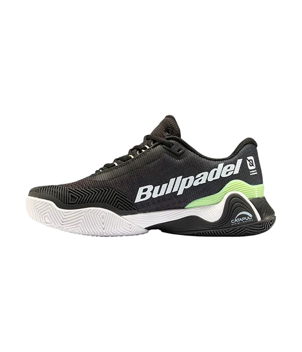 Zapatillas Bullpadel Hack Vibram 24I  Negro/Verde
