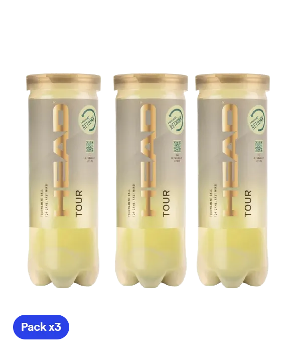 Pelotas HEAD Tour (Pack x3)