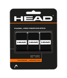 Overgrips HEAD Padel Pro Perforated Negro (Pack x3)