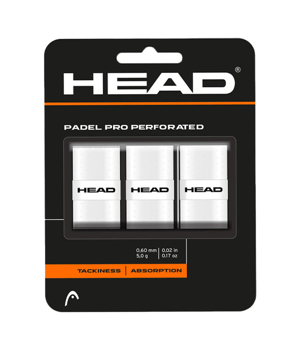 Overgrip Head Pro Perforado Blanco (Pack X3)