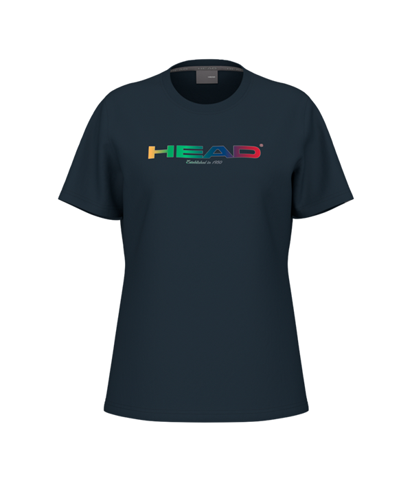 Camiseta Head Rainbow Women Navy 2024