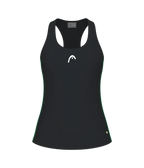 Camiseta de Tirantes HEAD Spirit Negro Mujer