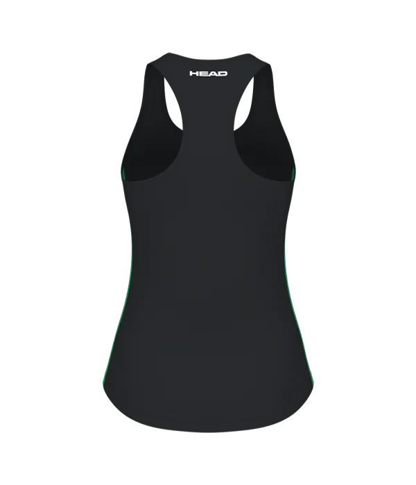 Camiseta de Tirantes HEAD Spirit Negro Mujer