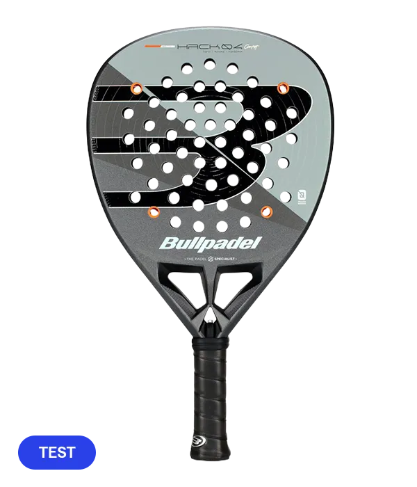TEST shovel Bullpadel Padel Racket Hack 04 Comfort 2026