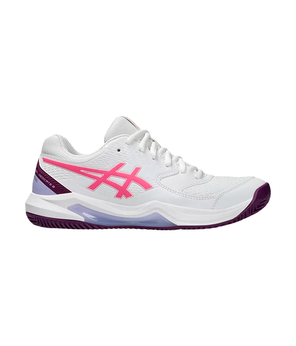 Zapatillas Asics Gel-Dedicate 8 Padel Woman Blanco/Dragon Fruit 2024