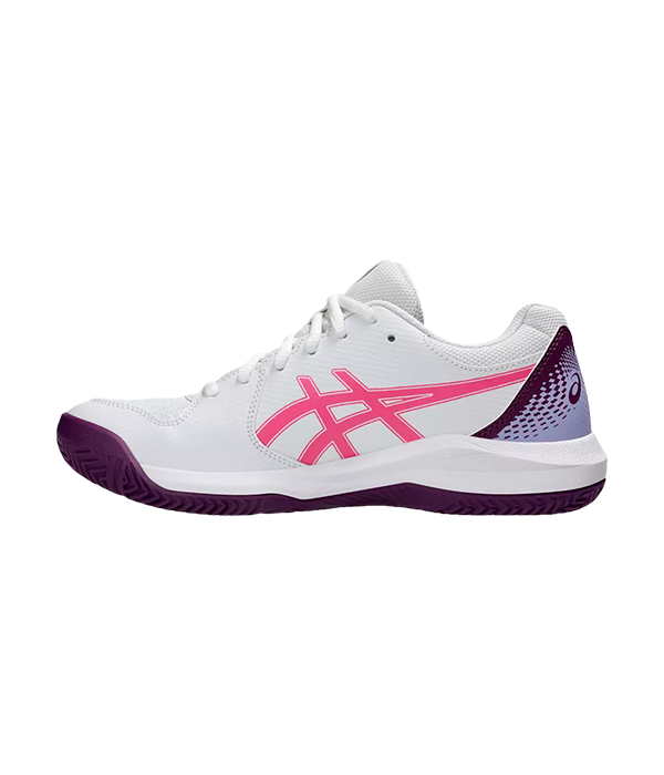 Zapatillas Asics Gel-Dedicate 8 Padel Woman Blanco/Dragon Fruit 2024