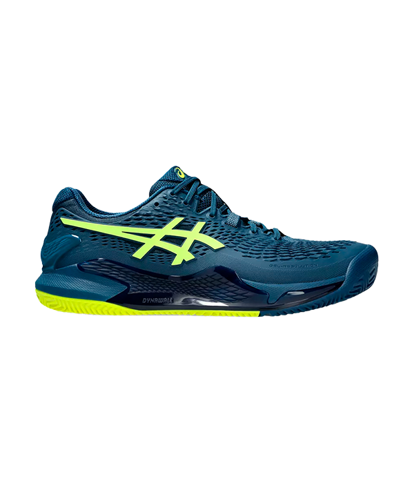 Zapatillas Asics Gel-Resolution 9 Clay Azul/Amarillo 2024