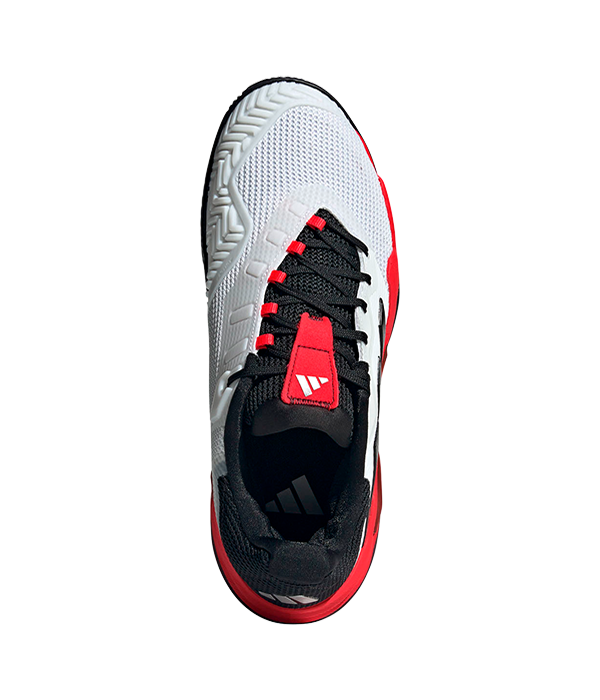 Zapatillas Adidas Baricade 13 CL  Blanco/Rojo 2024