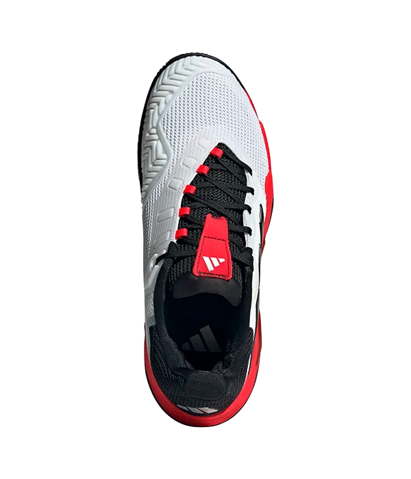 Sapatilhas de padel Adidas Barricada 13 CL  Branco/Vermelho