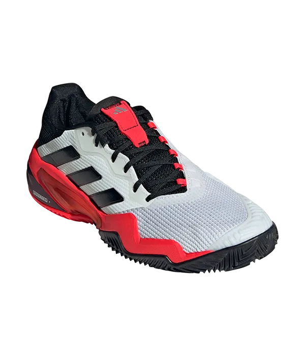 Sapatilhas de padel Adidas Barricada 13 CL  Branco/Vermelho
