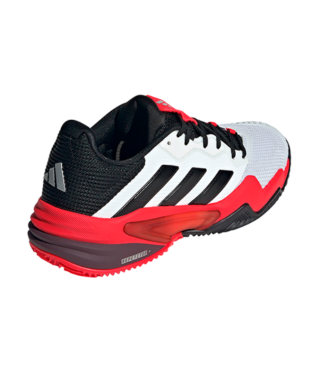 Zapatillas Adidas Baricade 13 CL  Blanco/Rojo 2024